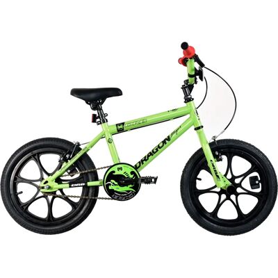 Dallingridge Dragon Slayer 16" Kids MAG BMX Bike - Green Dallingridge Dragon Slayer 16" Kids MAG BMX Bike - Green