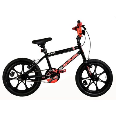 Xn Urban Shark 16Kids BMX Bike - Black/Orange - Kids BMX Bike Xn Urban Shark 16Kids BMX Bike - Black/Orange - Kids BMX Bike