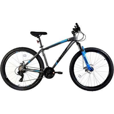 Dallingridge Viscount Hardtail Mountain Bike - 27.5-inch Grey/Blue - Unisex Dallingridge Viscount Hardtail Mountain Bike - 27.5-inch Grey/Blue - Unisex