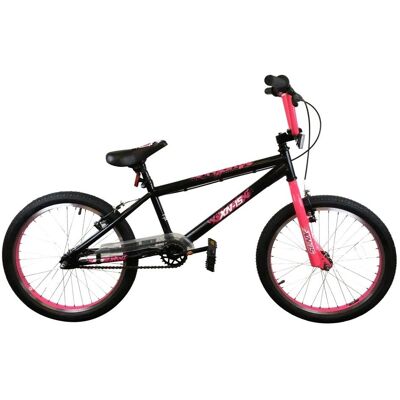 Xn XN-15-20 Kids BMX Single Speed - Black/Pink - Bicycle Xn XN-15-20 Kids BMX Single Speed - Black/Pink - Bicycle