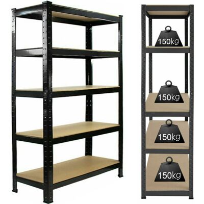 YouseaHome - 150x70x30cm - 5 Tier Shelving Unit YouseaHome - 150x70x30cm - 5 Tier Shelving Unit