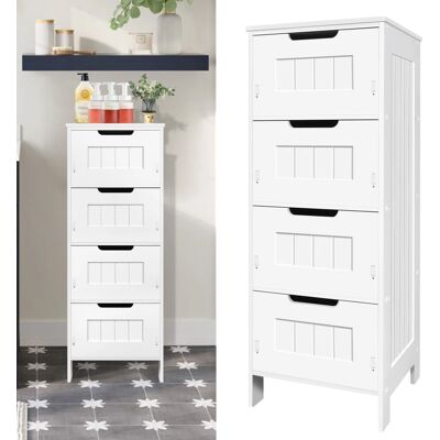 YouseaHome - PVC 4-Drawer - Bathroom - Cabinet YouseaHome - PVC 4-Drawer - Bathroom - Cabinet