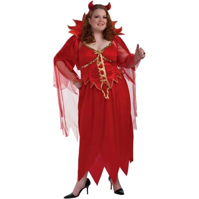 Rubies Forum Novelties Women's Plus-Size Big Fun XXX-Large Lady Devil Costume - costume Rubies Forum Novelties Women's Plus-Size Big Fun XXX-Large Lady Devil Costume - costume