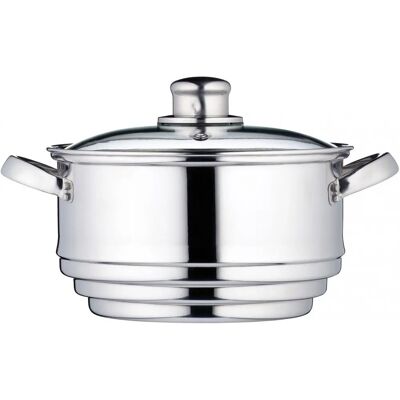KitchenCraft Universele Stoomkoker - Roestvrij staal KitchenCraft Universele Stoomkoker - Roestvrij staal