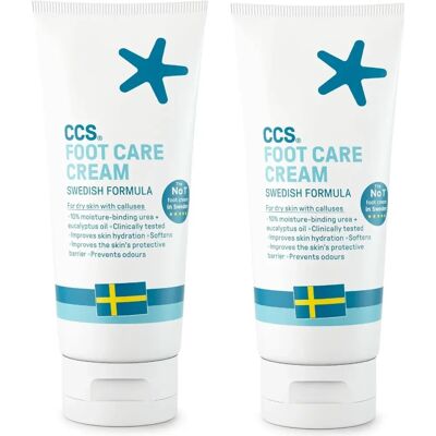 CCS Swedish Foot Cream - Hydrates & Softens - 175ml CCS Swedish Foot Cream - Hydrates & Softens - 175ml