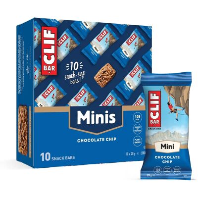 Clif Minis bars 10x28g chocolate chips Clif Minis bars 10x28g chocolate chips