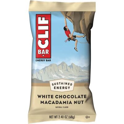Barra Energetica Clif Cioccolato Bianco e Macadamia - Barre Energetiche Barra Energetica Clif Cioccolato Bianco e Macadamia - Barre Energetiche