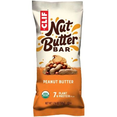 Barre Énergétique Bio Clif - Protéines Chocolat et Beurre de Cacahuète - Publicité Barre Énergétique Bio Clif - Protéines Chocolat et Beurre de Cacahuète - Publicité