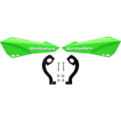 Kit de protection des mains vert Barkbusters - Handguard Kit - Publicité Kit de protection des mains vert Barkbusters - Handguard Kit - Publicité