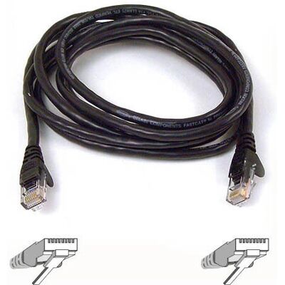 Câble réseau UTP Catégorie 6 Belkin A3L980B01M-BLKS 1m Câble réseau UTP Catégorie 6 Belkin A3L980B01M-BLKS 1m