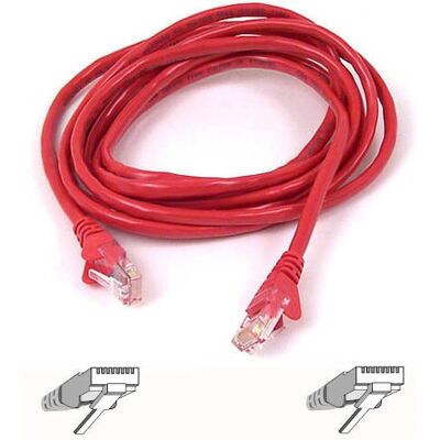 Belkin A3L980B03M-REDS 3m Rött Nätverkskabel - Nätverkskabel Belkin A3L980B03M-REDS 3m Rött Nätverkskabel - Nätverkskabel