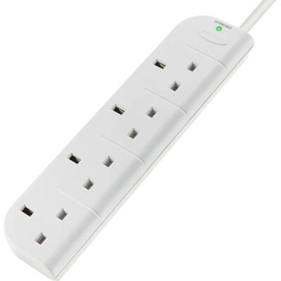 Belkin E-Series 4 Zásuvky 3-Metrový SurgeStrip - Rozbočovač Belkin E-Series 4 Zásuvky 3-Metrový SurgeStrip - Rozbočovač