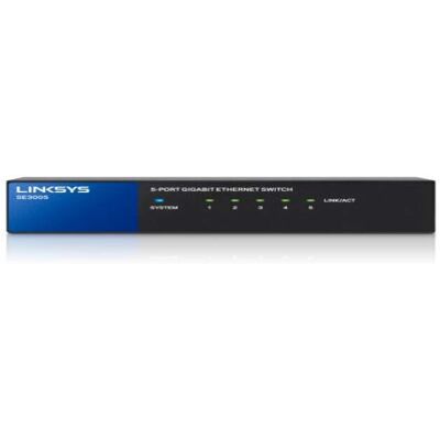 Linksys - SE3005 - 5-Port - Switch réseau - Publicité Linksys - SE3005 - 5-Port - Switch réseau - Publicité
