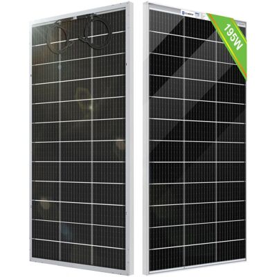 ECO-WORTHY 195W Bifacciale 12V Mono - Pannello Solare ECO-WORTHY 195W Bifacciale 12V Mono - Pannello Solare
