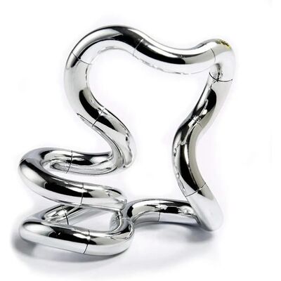 Zuru Tangle Metallic Fidget Toy - Twistable Chain Configurations Zuru Tangle Metallic Fidget Toy - Twistable Chain Configurations