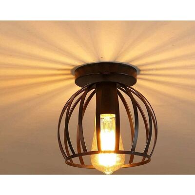 COMELY - Vintage Cage - Nero - 19x19x17 cm - Lampada a soffitto COMELY - Vintage Cage - Nero - 19x19x17 cm - Lampada a soffitto