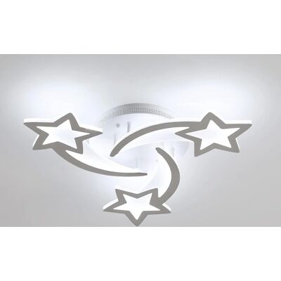 COMELY Ceiling Light Star Shape 3 Heads Modern White - Ceiling Light COMELY Ceiling Light Star Shape 3 Heads Modern White - Ceiling Light