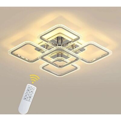 Plafoniera LED COMELY 60cm Regolabile Quadrato Acrilico Plafoniera LED COMELY 60cm Regolabile Quadrato Acrilico