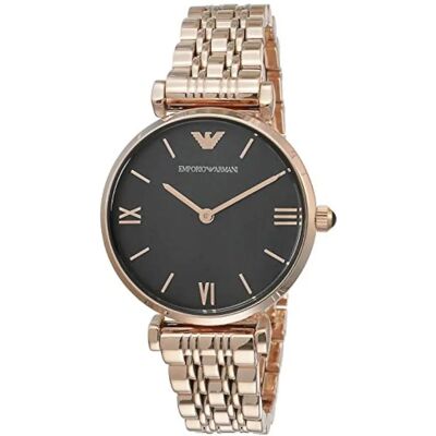 Emporio Armani AR11145 Dames Horloge Rosé Goud T-Bar Emporio Armani AR11145 Dames Horloge Rosé Goud T-Bar