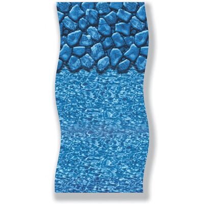 Liner de piscine Boulder Swimline - 120-132cm - Design overlap - Publicité Liner de piscine Boulder Swimline - 120-132cm - Design overlap - Publicité