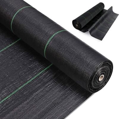 KEEPBUYING - Pacciamante - Black - 2x10m - Couverture du sol - Publicité KEEPBUYING - Pacciamante - Black - 2x10m - Couverture du sol - Publicité