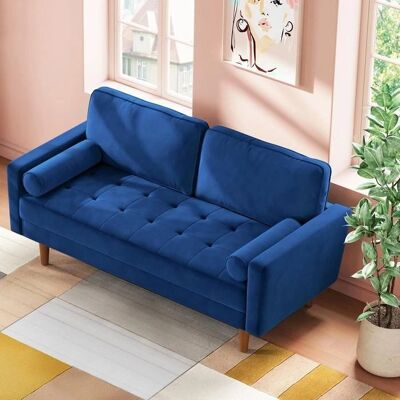 Keepbuying - Velvet Two-Seater - Velours - Deux places - Sofa - Publicité Keepbuying - Velvet Two-Seater - Velours - Deux places - Sofa - Publicité