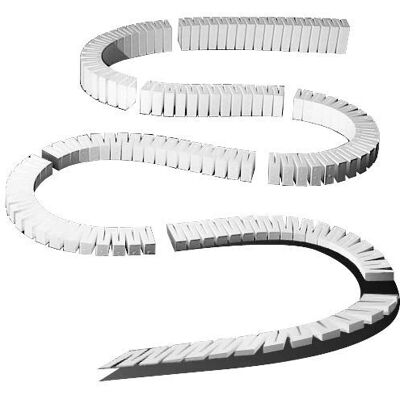 Woodland Scenics St1410 Subterrain Terrain Kit - 8 Pieces, 0-4" Elevation, 16' Length Woodland Scenics St1410 Subterrain Terrain Kit - 8 Pieces, 0-4" Elevation, 16' Length