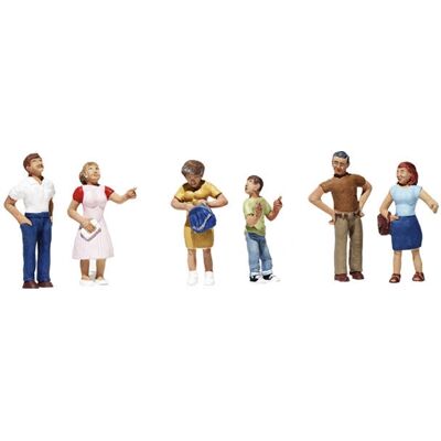 Woodland Scenics WA1825 HO Skalenmodelle - Familien beim Einkaufen bemalt Woodland Scenics WA1825 HO Skalenmodelle - Familien beim Einkaufen bemalt