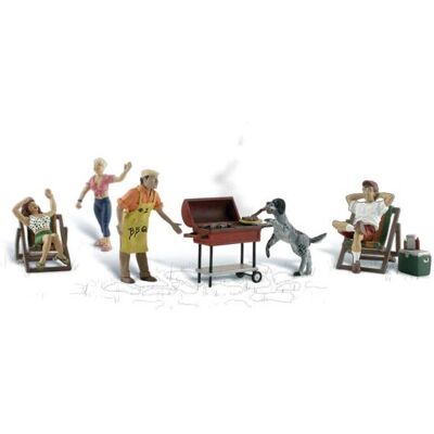 Woodland Scenics WA1929 familj grillning HO 1:87 modeller Woodland Scenics WA1929 familj grillning HO 1:87 modeller