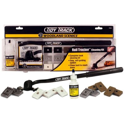 Woodland Scenics WTT4550 Scale Model Track Cleaning Kit - Multi-Scale Woodland Scenics WTT4550 Scale Model Track Cleaning Kit - Multi-Scale