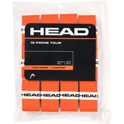 Head Prime Tour Overgrip do Tenisa - Pomarańczowy - Overgrip Head Prime Tour Overgrip do Tenisa - Pomarańczowy - Overgrip