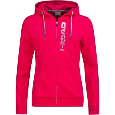 Head Greta Hoodie FZ W - Felpa Tennis - Rosa Rose - Vestibilità Attiva Head Greta Hoodie FZ W - Felpa Tennis - Rosa Rose - Vestibilità Attiva
