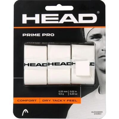 HEAD Prime Pro Overgrip - Blanc - Accessoire sportif HEAD Prime Pro Overgrip - Blanc - Accessoire sportif