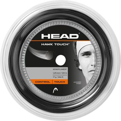 Head HAWK Touch Tennissnöre - Crystal Core-teknologi - 120m - Antracit - Unisex Head HAWK Touch Tennissnöre - Crystal Core-teknologi - 120m - Antracit - Unisex