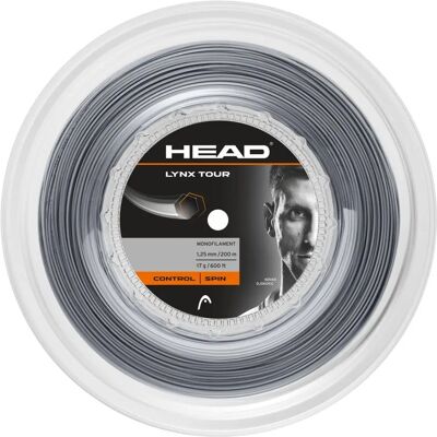 Cuerda de tenis Head Lynx Tour 200 m - Gris Cuerda de tenis Head Lynx Tour 200 m - Gris