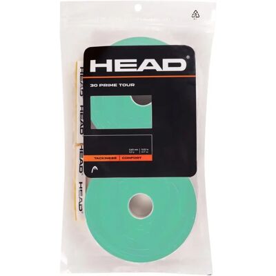 Head Prime Tour 30P Menthe Tennis Overgrip - Tennis Overgrip Head Prime Tour 30P Menthe Tennis Overgrip - Tennis Overgrip