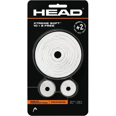 Head Xtreme Soft Overgrip - Pásek na raketu - 12ks Bílá Head Xtreme Soft Overgrip - Pásek na raketu - 12ks Bílá