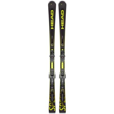 Head SuperShape E-Speed - 170cm - Zwart/Geel - Ski Head SuperShape E-Speed - 170cm - Zwart/Geel - Ski