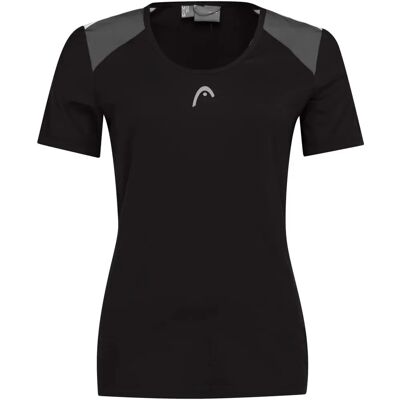 HEAD Damen Club Tech T-Shirt Kurzarm Sport-Training Fitness Gym Top - T-Shirt HEAD Damen Club Tech T-Shirt Kurzarm Sport-Training Fitness Gym Top - T-Shirt