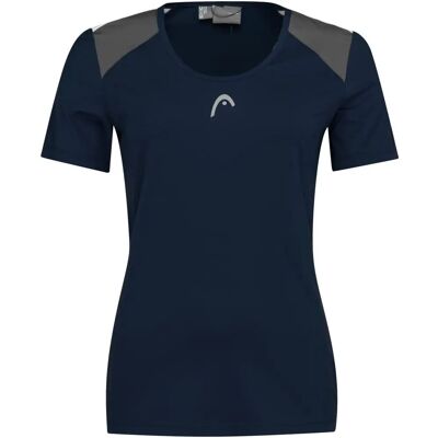 HEAD Dames Club Tech T-skjorte Kort Erme Sport Trening Gym - T-Shirt HEAD Dames Club Tech T-skjorte Kort Erme Sport Trening Gym - T-Shirt