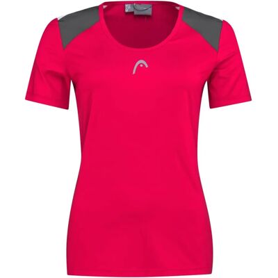 HEAD Damen Club Tech T-Shirt Kurzarm Sporttraining Fitness Gym Top - T-Shirt HEAD Damen Club Tech T-Shirt Kurzarm Sporttraining Fitness Gym Top - T-Shirt