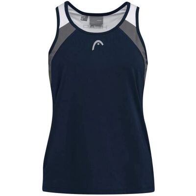 HEAD - Girls Club Tank Top - Donkerblauw - Mouwloos - T-Shirt HEAD - Girls Club Tank Top - Donkerblauw - Mouwloos - T-Shirt