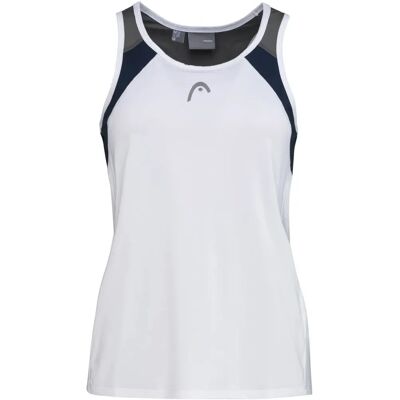 Head Club Model 816411WHDB Wit Mouwloos T-shirt - T-Shirt Head Club Model 816411WHDB Wit Mouwloos T-shirt - T-Shirt