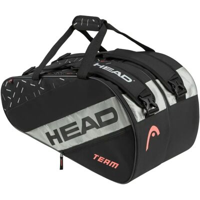 Sac de padel Head Team Padel Bag L - noir/céramique Sac de padel Head Team Padel Bag L - noir/céramique