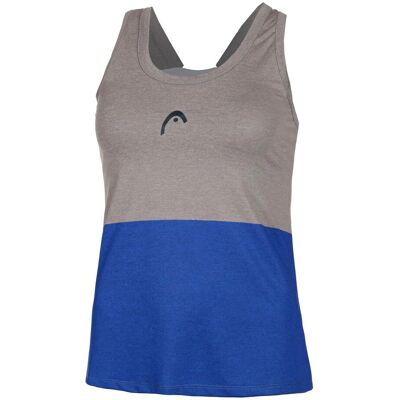 Head Play Tech Tank Top - T-skjorte - Blå - Hvit - Sporty Head Play Tech Tank Top - T-skjorte - Blå - Hvit - Sporty