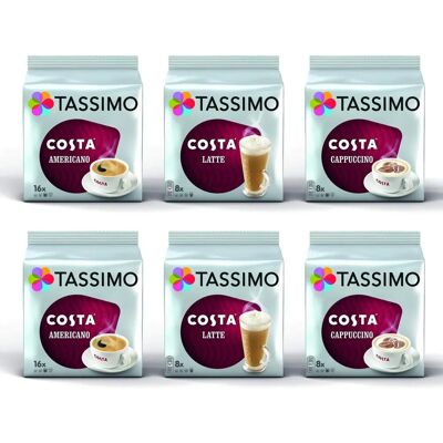 Tassimo - Costa Selection - Costa Latte - Coffee Pods Tassimo - Costa Selection - Costa Latte - Coffee Pods