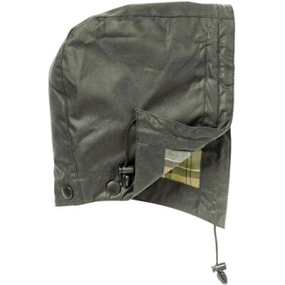 Barbour Vokset Bomulds Hætte - Grøn - Oversized Barbour Vokset Bomulds Hætte - Grøn - Oversized