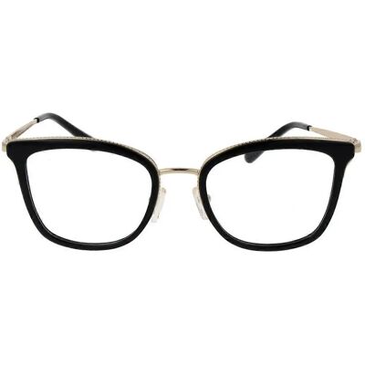 Michael Kors Coconut Grove MK3032 Licht Goud Zwart Vrouwen Brillenframe Michael Kors Coconut Grove MK3032 Licht Goud Zwart Vrouwen Brillenframe