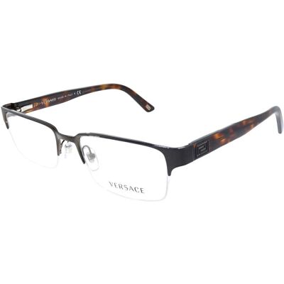 Versace Herren VE1184 1269 Brillenrahmen - Metall Braun Transparent Versace Herren VE1184 1269 Brillenrahmen - Metall Braun Transparent