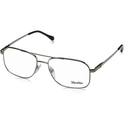 Sferoflex Men Square Metal Glasses - Eyeglasses Sferoflex Men Square Metal Glasses - Eyeglasses